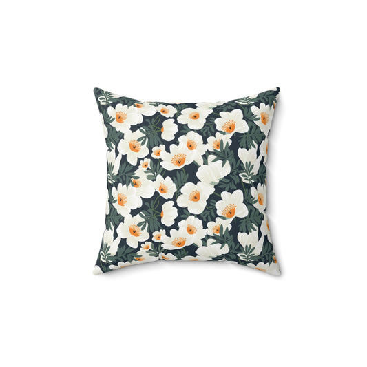 "Blooming Bliss: Floral Beauty " Throw Pillow"